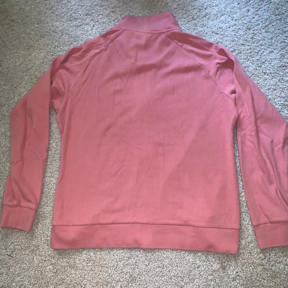 Pink St. John’s Bay Zip Up Sweatshirt Medium - Picture 4 of 4
